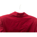 Pendleton Miss Vintage 100% Virgin Wool Made In USA Burgundy Blazer Size 12 Photo 5