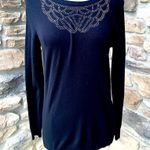 Vila Milano BLACK WOOL BLEND SWEATER Photo 1