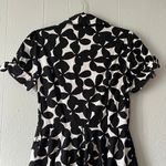 INC Y2K Floral Fit & Flare Dress Womens 6 Party Cocktail Wedding Guest Spring Black Photo 8