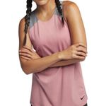 Nike  Dri Fit Breathe Racerback Training Pink Gray Tank Women Size Medium NWT Photo 0