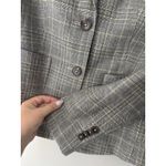 Brooks Brothers  Women's Moon Linen Wool Plaid 2-Piece Pant Suit Blazer UK Size 6 Photo 15