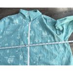 Vintage GW Division of Graff Women’s Zip Jacket City Size Large Blue White USA Photo 4