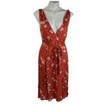 Show Me Your Mumu  Sun Dress Rust Floral Dot S  - NEW Photo 3