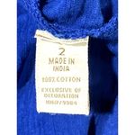 Chico's Royal Blue Short Sleeve Tee Classic Soft Stretch Casual Comfortable Sz 2 Photo 6