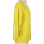 J.Crew  Cashmere Chartreuse Crew Neck Sweater Photo 3