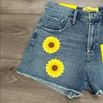 Circus by Sam Edelman Circus NY by Sam Edelman High Rise Crochet Patch Frayed Hem Denim Shorts Size 26 Photo 1