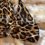 Leopard Print Halter Top Brown Size XS Photo 1