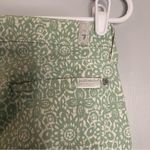 7 For All Mankind  Floral Mint Green Straight Leg Pants Size 27 Photo 4