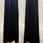 Soprano  nwot dark indigo navy blue Velvet Flare bell bottoms Pants small Photo 5