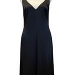 VALENTINO ROMA black silk* slip dress, made in Italy, size EU42/US6 Photo 0