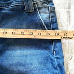 Kancan Sian High Rise Medium Wash Stretchy Button Zip Fringed Flare Jeans 9/28 Blue Photo 5