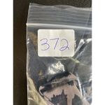 Style Exchange Silk Button Front Shirt Womens M Leopard Print Collared Short Slv Photo 9