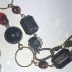 Lia Sophia Elegant Red and Black Beaded Boho Necklace Photo 1