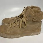 ZARA faux fur trimmed high top sneakers size 37 Photo 2