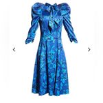 Black Halo mirabel neck tie floral dress Photo 4