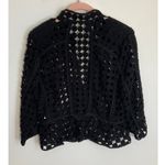 White House | Black Market ‎ polka dot Lace Crop Jacket 10P Photo 5