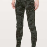 Lululemon Align Pant Leggings 4 28 Green Camo Leggings Photo 0
