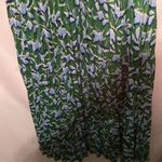 SCOOP WO SIZE XXL (20)Green and Blue floralPatterned Halter Dress pleated skirt Green Photo 4