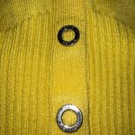 Karen Millen Yellow Button-Up Cardigan Large Photo 5
