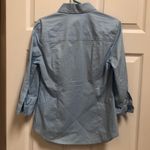 New York & Co. LIGHT BLUE QUARTER BUTTON DOWN Photo 3