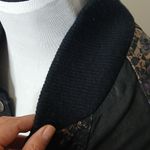 G 3 vintage floral leather bomber jacket size medium # 238 Purple Photo 8