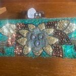 Green and Bronze Sequin Clutch Photo 0