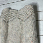 POL  Small Confetti Knit Sweater Neutral Boho Cozy Lightweight Pullover Photo 6