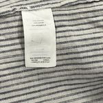 J.Crew Blue & White Stripe Large Ruffle Off Shoulder Knee Length Dress Size L Photo 6