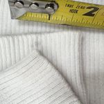 Brandy Melville Y2K Cropped Henley Style 1/4 Button Ribbed Top Ivory Women’s S Photo 7