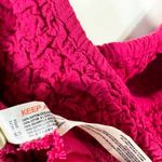 Free People XS Crop Top Cropped Smocked Raspberry Hot Pink Short Sleeve Y2K 1479 Photo 8