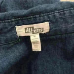 Ali & Kris  Blue Button Down Shirt Size M Photo 6