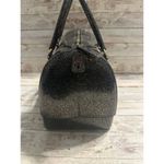 Black Gold Glitter Jelly Candy Handbag Purse Satchel Bling Glossy Rubber Shimmer Photo 1