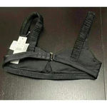 J.Crew  Scrunchie-strap squareneck bikini top Size XXS Color Black Photo 1