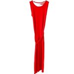 Banana Republic  Red Knit Tank Midi Sash Dress Photo 1
