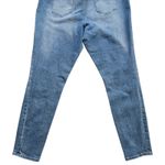 Liz Lange  Maternity Blue Distressed Cotton Stretch Jeggings Jeans Pants Large Photo 5