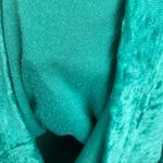 We The Free  Womens XS Milan Green Crushed Velvet Oversized Sweatshirt Y2K Grunge Photo 11