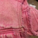 Avec Les Filles  Womens Pink Acid Wash Crop Denim Vest Size Small Photo 6