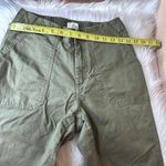 Pact  Woven Twill Utility Olive Green Organic Cotton Joggers Pants Size Small Photo 7