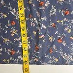 Inspired Hearts Floral Milkmaid Dress Sz XL Puff Sleeves Prairie Cottage Peasant Blue Photo 8