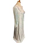Vintage Pinehurst Lingerie Floral Lace Nightgown Women’s Size Large Romantic Cot Blue Photo 5