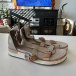 Merrell  Roam Mid Buckle Gladiator Style Sandals Moon Women's Size 9 Gorpcore EUC Photo 1