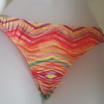 O'Neill  New Multicolor Chevron Print Halter Top with Cheeky Bikini Bottom Set A5 Photo 2