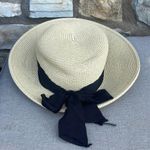 Scala  beige straw hat with black ribbon Photo 1