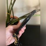 Coach signature canvas wristlet with contrast stitching EUC brass hardware Photo 6