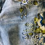 BLANK NYC  Back To Nature Floral Embroidered Skinny Ankle Jeans, sz. 24 Photo 4