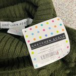 NWT Gretchen Scott Knot Enough Chunky Cable Knit Sweater Olive Green Women’s XS Photo 7