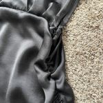 ZARA Black Satin Effect Mini Dress Photo 5