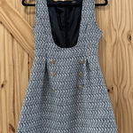 Cider Wool-blend Lady Tweed Mini Dress Small Photo 0