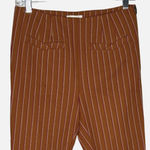 Anthropologie Pants Womens 2 Burnt Orange Pink The Essential Slim Trouser Pants Photo 5