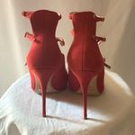 Schutz Schultz Scarlet  Nobuck Cage Pumps. US 9.5 Photo 3